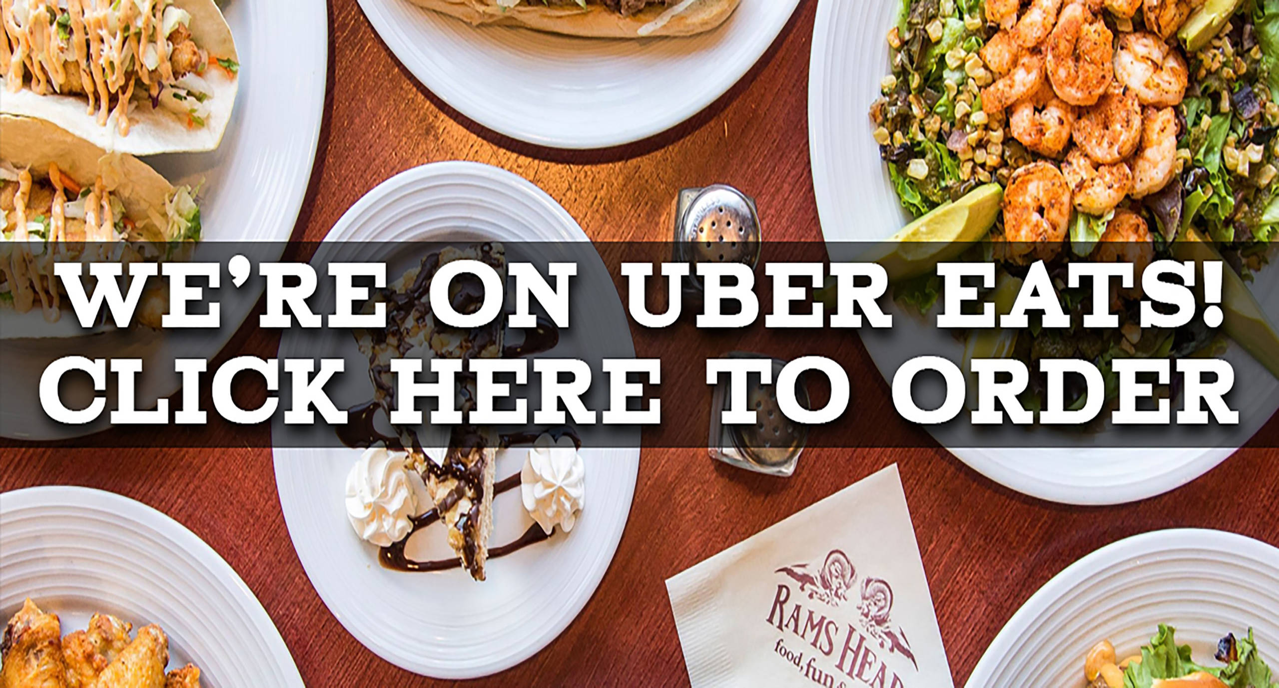 Uber Eats at Rams Head Tavern Annapolis