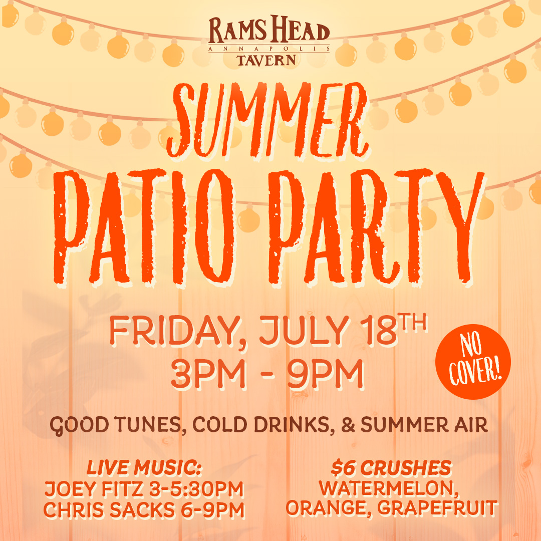 Summer Patio Party at Rams Head